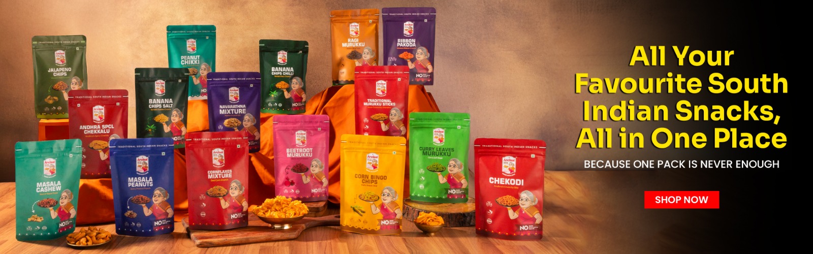 All your favourite South Indian snacks, all in one place — Andaal Home Foods